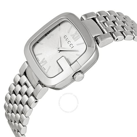 womens silver gucci watch|stainless steel Gucci ladies watches.